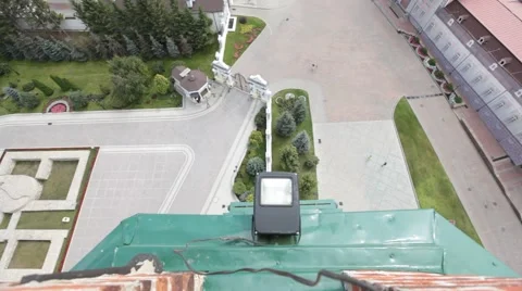 The view from the tower Stock Footage 47139516