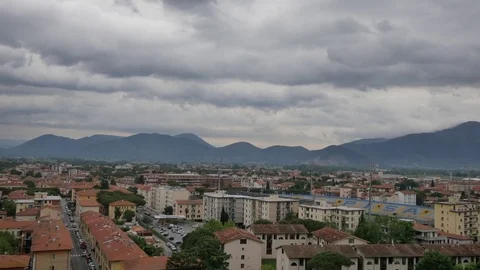 View from Tower in Pisa, Italy. Stock Footage 76445759
