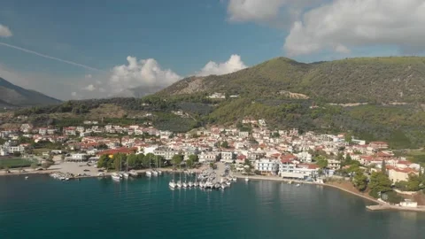 View of town Epidaurus Video stock 165175036