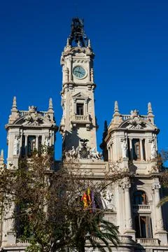 View of Town Hall building Stock-Fotos
