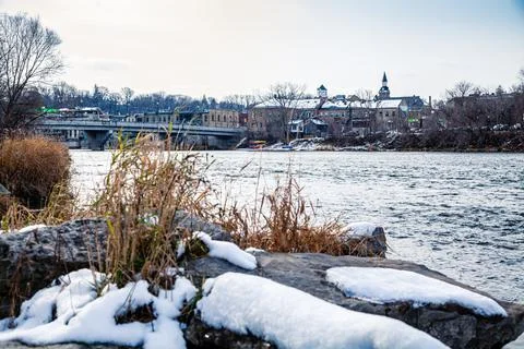 The view on town of Paris Stock Photos