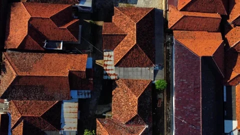 A view of a town with a river running through it 스톡 동영상 319028417