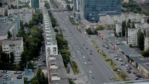 View of the track from the roof. Stock Footage 165058034