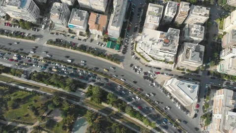 View of traffic jam Stock Footage 130246288