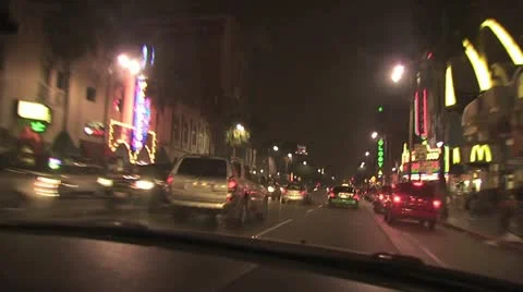 View of Traffic From The Passenger Seat 5 Stock-Footage 19189227