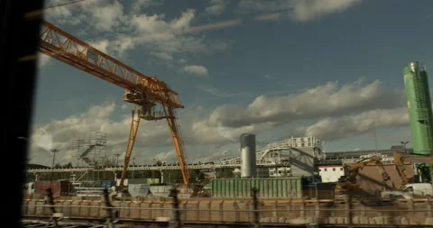 View from the train Stock Footage 221846376