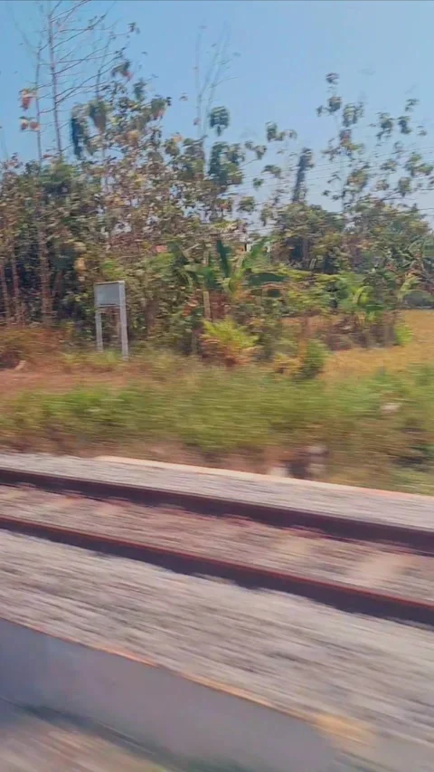 View from the train Stock Footage 287499679