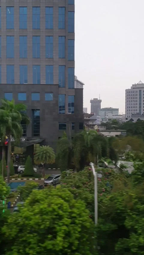 View of train journey Stock Footage 225890732