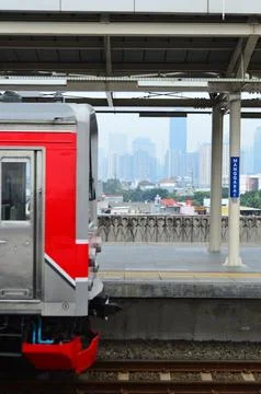 View of the train station Stock Photos