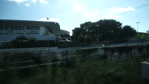 View from the train in Tokyo Japan. Stock Footage 220097715