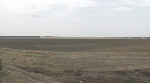 The view from a train window Stock Footage 28502031