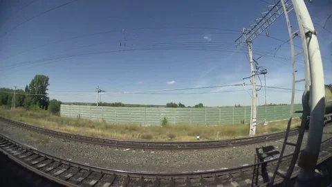 View from train Window Stock Footage 83005938