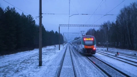 View from train window Stock Footage 104803660