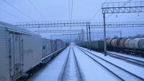 View from train window Stock Footage 104803690