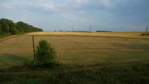 View from the train window Stock Footage 114827078