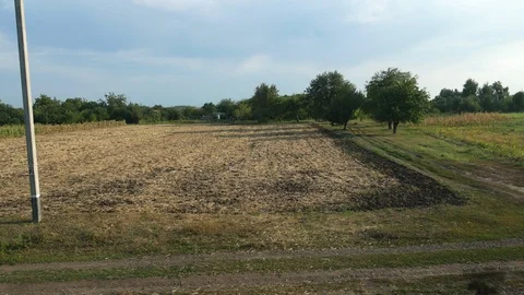 View from the train window Stock Footage 114833237