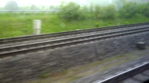 The view from the train window. Stock Footage 116304207