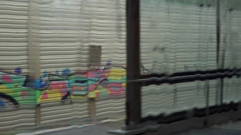 The view from the train window. Stock Footage 116304235