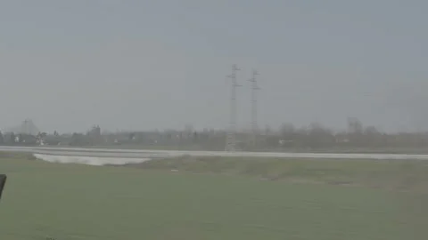 View from the train window Stockbeeldmateriaal 141602728