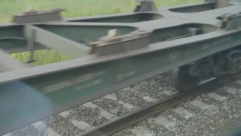 View from the train window Vídeos de archivo 201385474