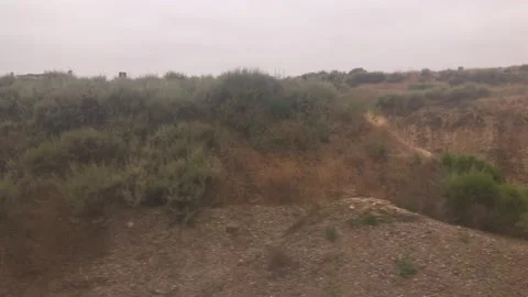 View from train window Stock Footage 234648993