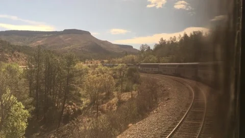View from train window Stock Footage 234649484