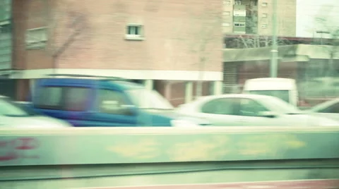 A view from the train window HD Stock-Footage 50257630