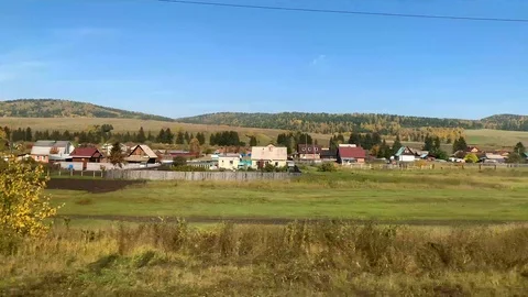 View from train window, tc01 Video stock 120608050