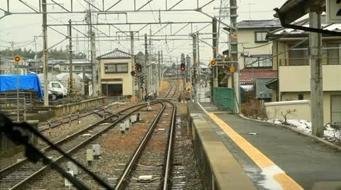 View from train Window. Time lapse. Stock Footage 21880997