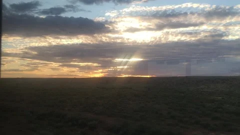 View from train window train amtrak 20 Stock Footage 234648183