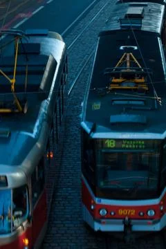 View of the tram Stock Photos