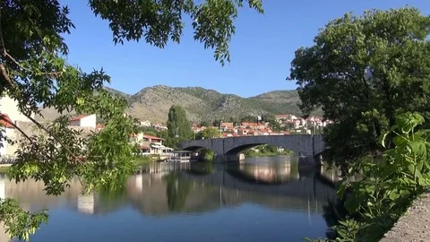 View of Trebisnjica river Stock Footage 71118771