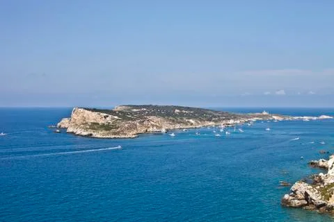 View of the Tremiti Islands. Stock Photos