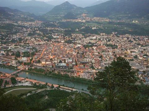 View of Trento Stock Photos