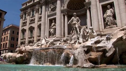 A View of Trevi Fountain. 스톡 동영상 101882274