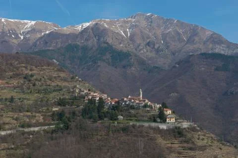 View from Triora Stock Photos