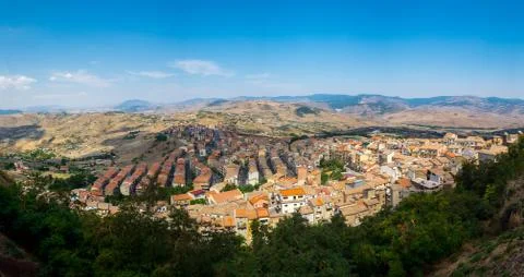 View of Troina Stock Photos