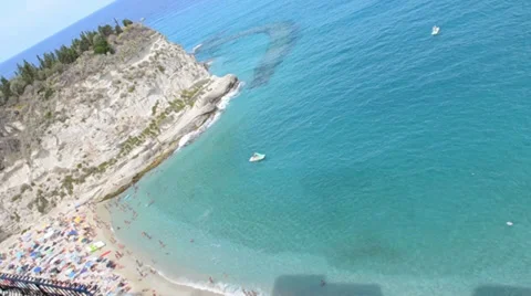 View of tropea (italy) Stock Footage 37251145