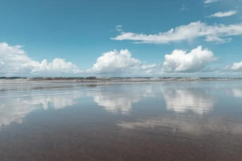 View of a tropical beach Stock Photos