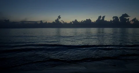 View Of Tropical sunset Beach Matemwe Village in Unguja, Tanzania Zanzibar Stock Footage 90494189