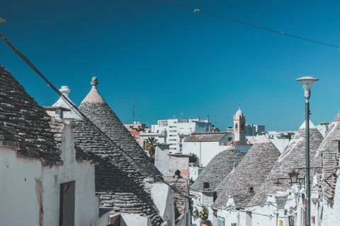 View on trulli of alberobello Stock Photos