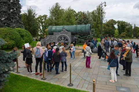 View from the Tsar cannon (Tsar Pushka) Stock Photos