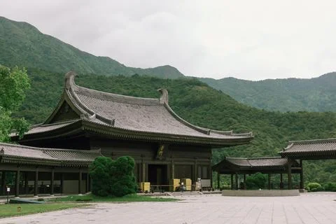 View From Tsz Shan Monastery Fotos de archivo