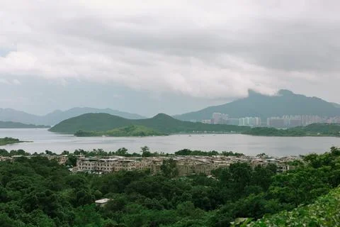 View From Tsz Shan Monastery Fotos de archivo