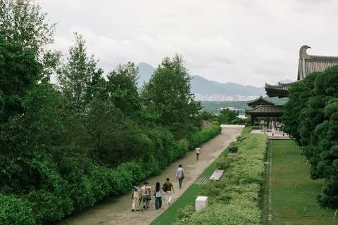 View From Tsz Shan Monastery Fotos de archivo