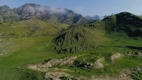View of Tuektu mountain. Stock Footage 94914222