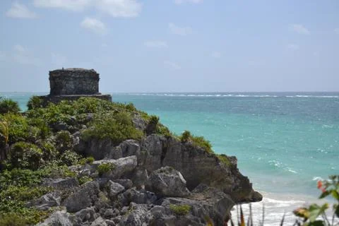 View of Tulum Stock Photos