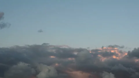 View of Turbulence Clouds Time-lapse. Stock Footage 159851691