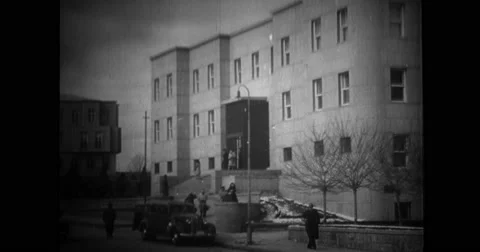 View of Turkish government building Stock Footage