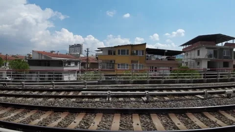 View From the Turkish Metro Stock Footage 242779258